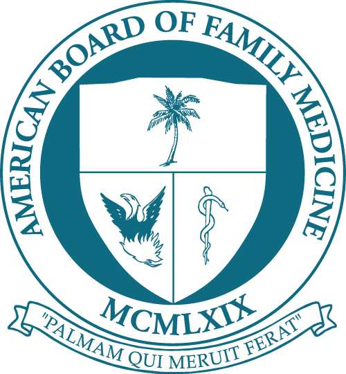 American Board of Family Medicine — board-certified